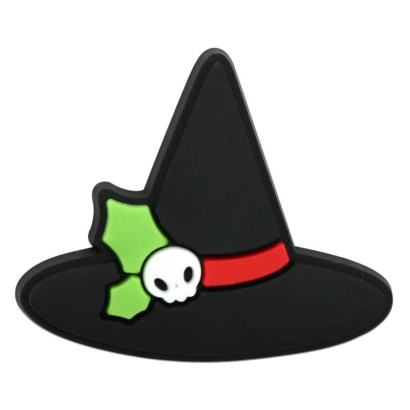 Wholesale Random 100pcs Christmas series  PVC Soft Rubber Shoe Buckle Decoration