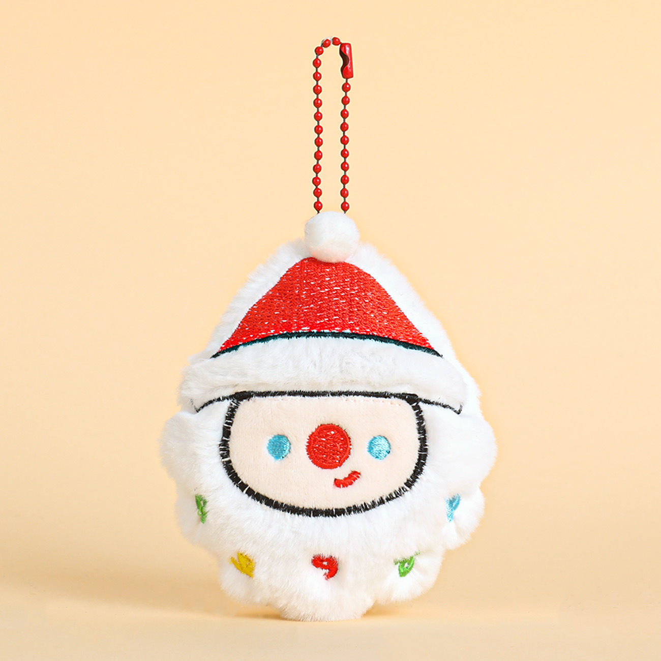 Wholesale Plush Christmas Tree Keychain Ornament Cartoon Festive Pendant For Backpack Bag Charm Holiday Gift Accessory