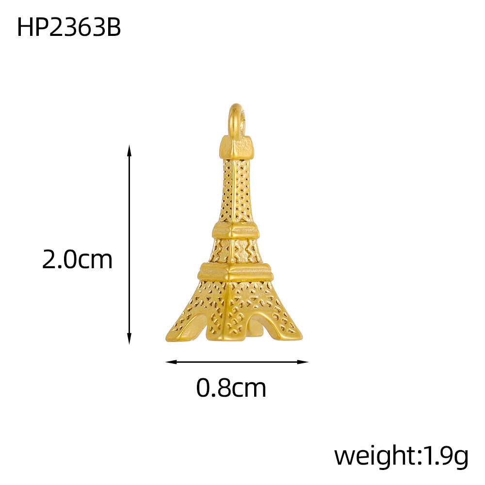 Wholesale Stainless steel three-dimensional pendant