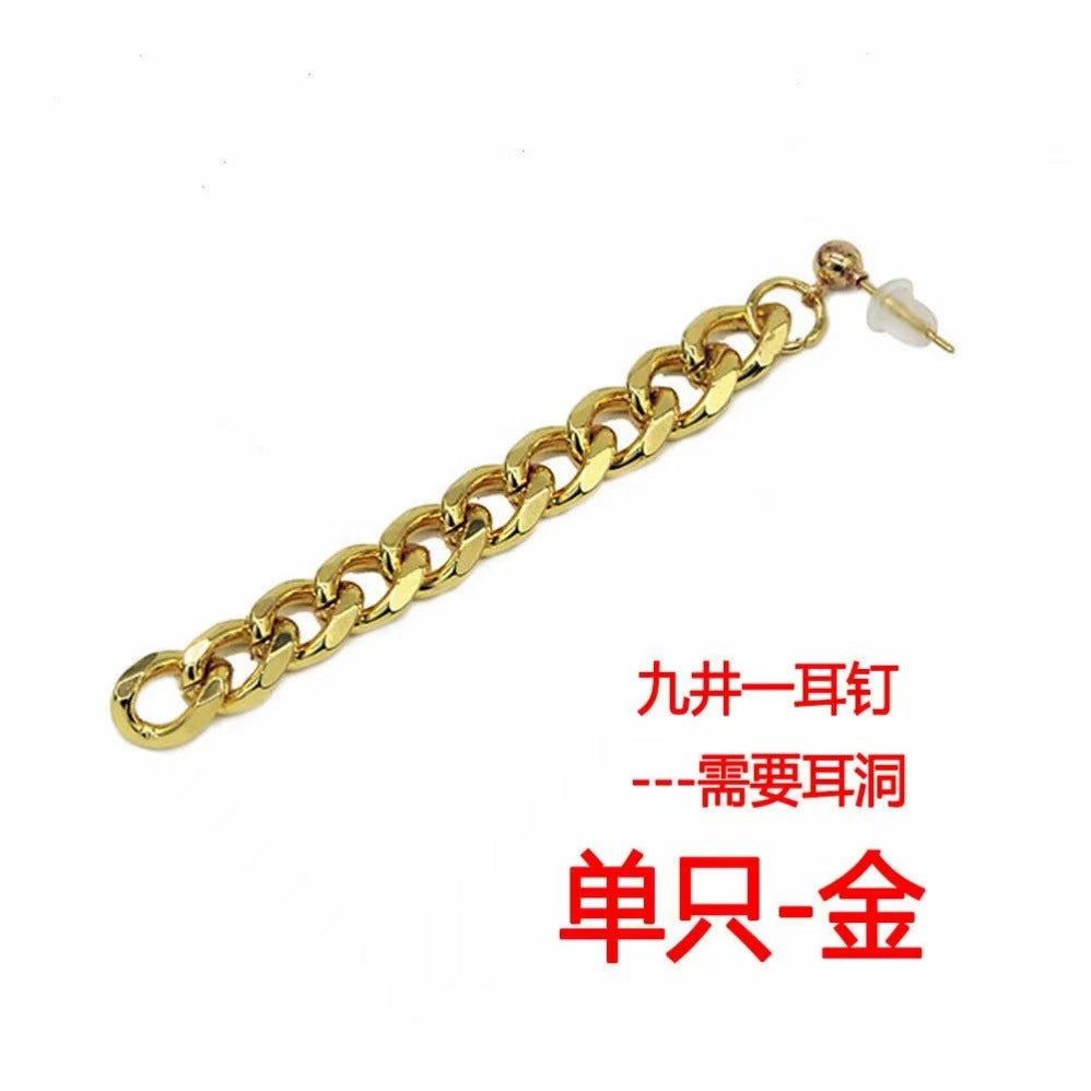 Wholesale KPOP anime titanium steel earrings