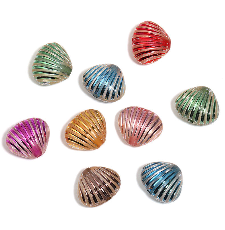 Wholesale random 100pcs Acrylic Beads with Straight Holes
