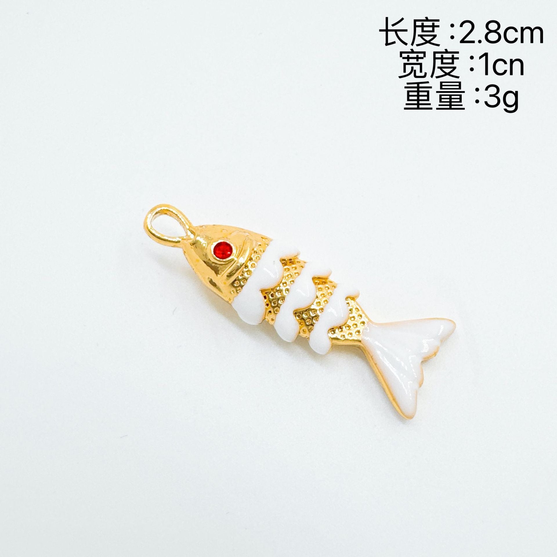 Wholesale Copper Electroplated Fish Pendant Necklace,  Oil-Drip Colorful Design,  Fashion Accessory for Women