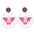 Wholesale 2pcs/pack Cancer Team Struggle Survivor Accessories  Wooden Pattern Earrings