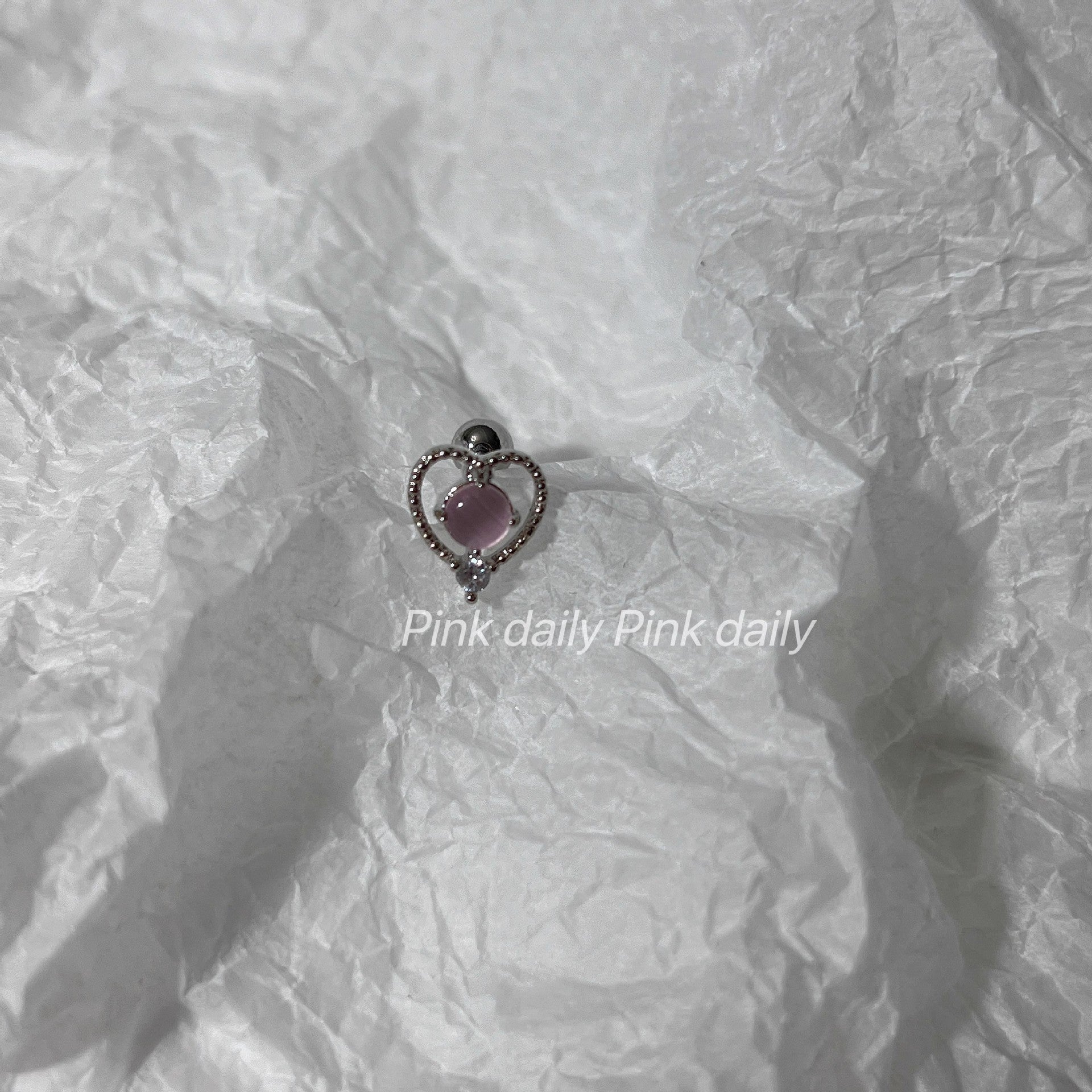 Wholesale Love Diamond Planet Titanium Steel  Earrings