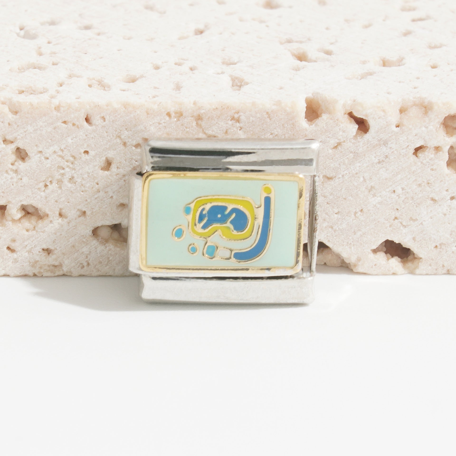 Wholesale Italian Charm Bracelet 9mm DIY Splicing Creative Pattern Stainless Steel Composable Bracelet