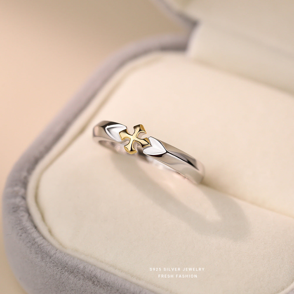 Wholesale Princess and Knight Couple S925 Sterling Silver Ring