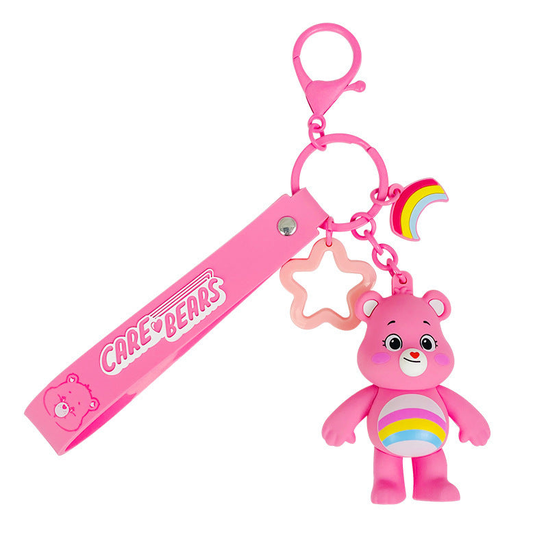 Wholesale Cartoon Love Bear PVC Soft Keychain Creative Keychain ACCVIP-KC-HangLi007