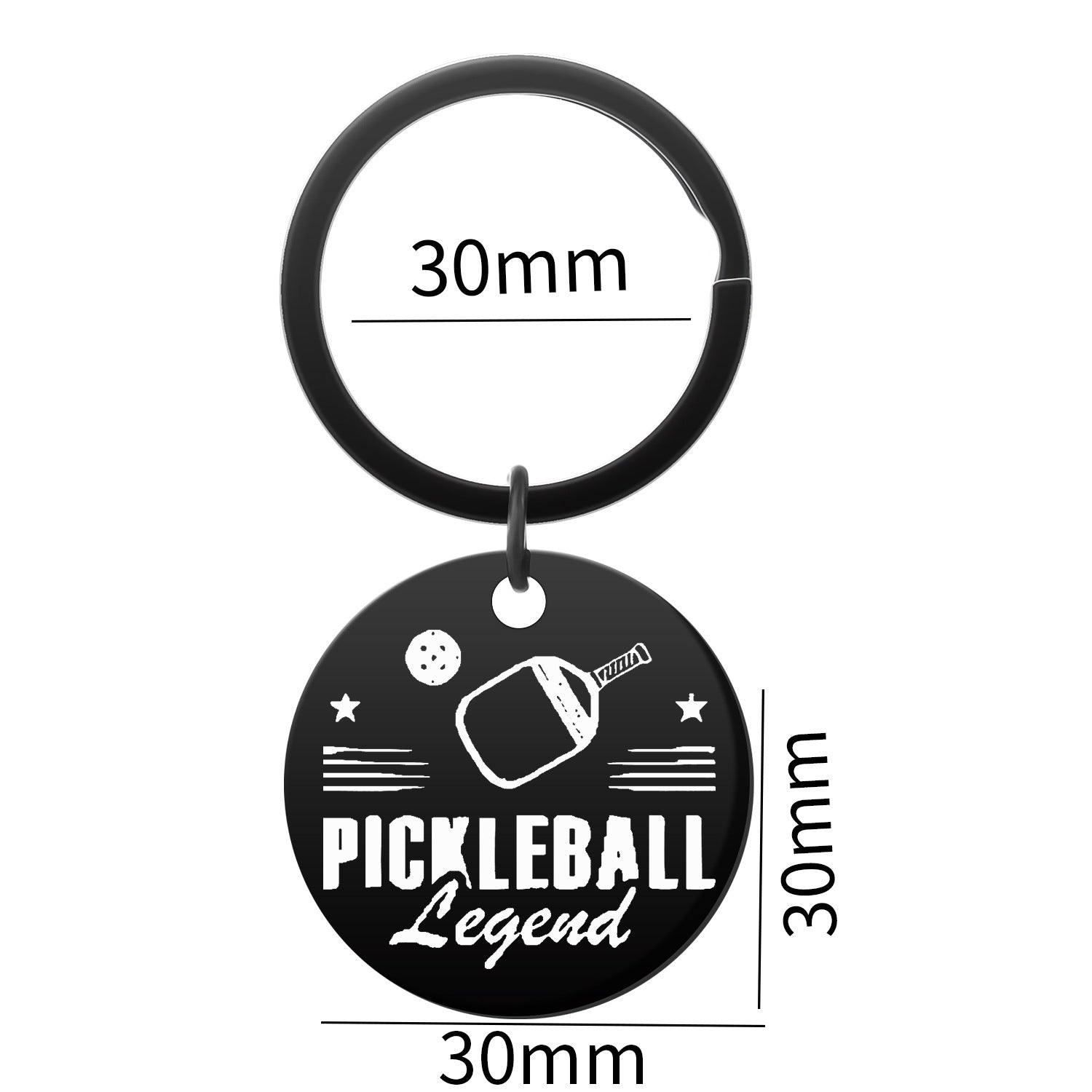 Wholesale PLCK LEBALL sports creative stainless steel keychain