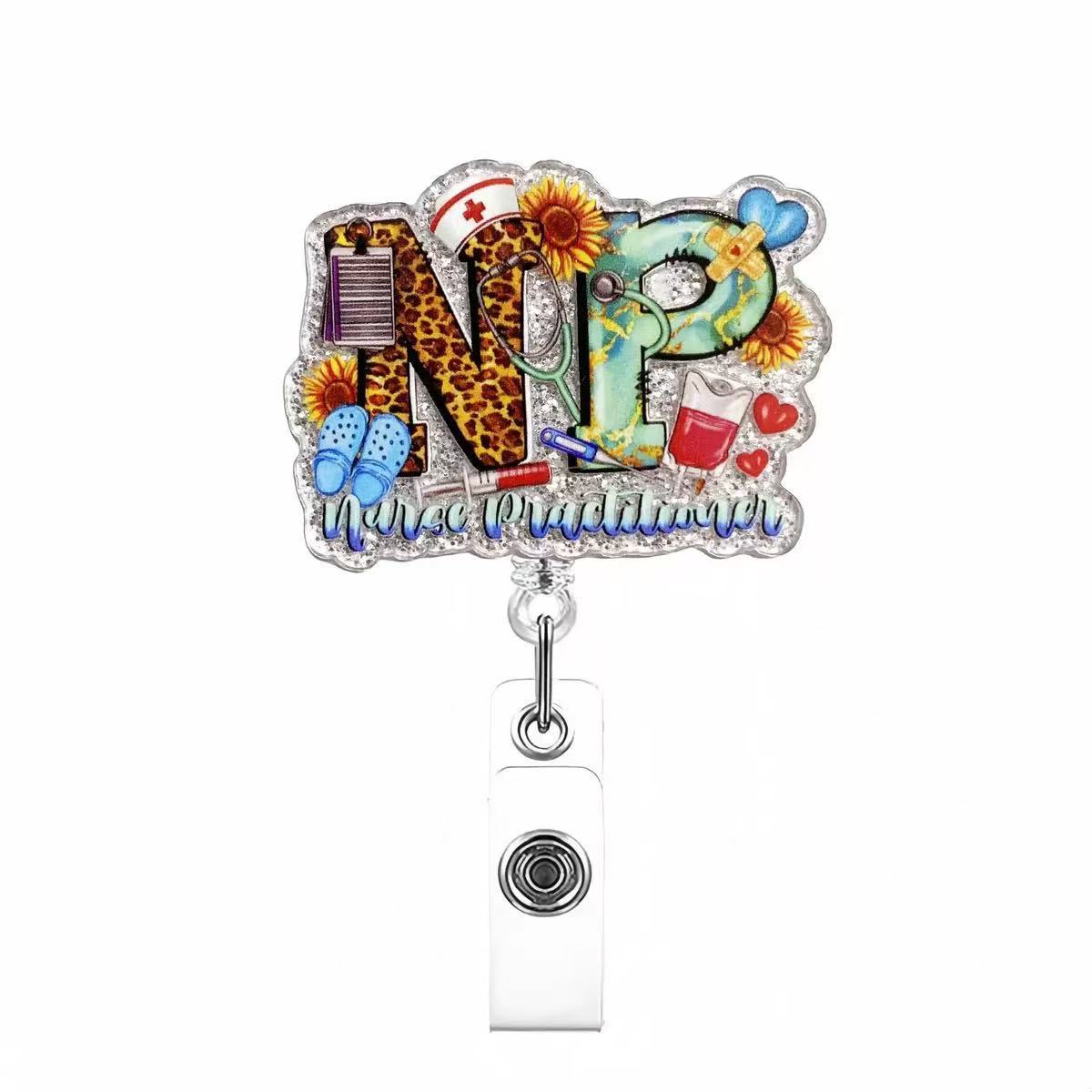 Wholesale acrylic badge scroll  Badge Reels