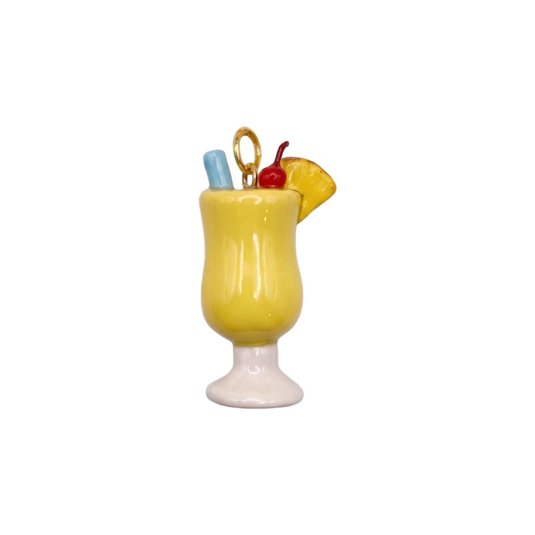 Wholesale Miniature dessert toy pendant,  3D realistic ice cream milkshake shape,  glossy and oil-dripping,  cute girly accessory.