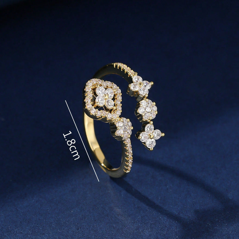Wholesale Exquisite Design Open-Ended  Ring