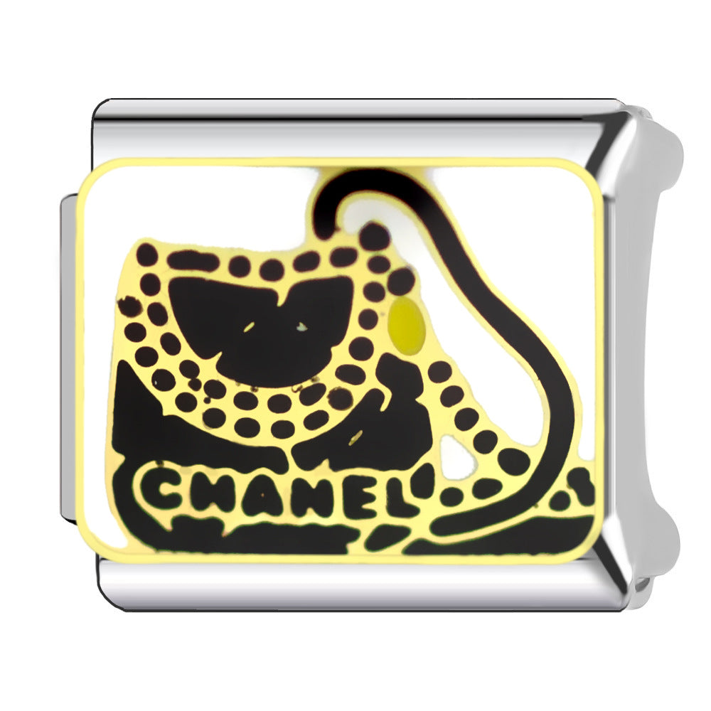 Wholesale Cartoon Stainless Steel DIY Handbag Module Bracelet Charm - Fashion Accessory and Gift for Everyday Wear