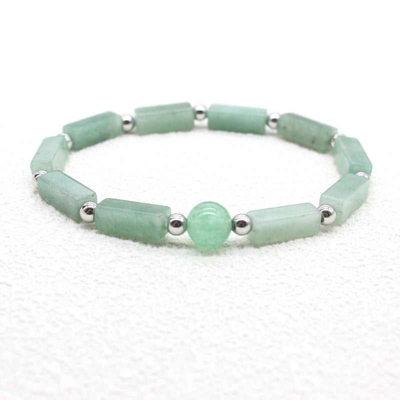 Wholesale Vintage Amethyst Heart Beaded Bracelet Fashion Jewelry Accessory For Wedding Gift