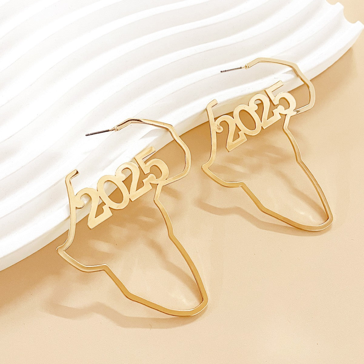 Wholesale  2025 Digital Modeling Simple Fashion Earrings