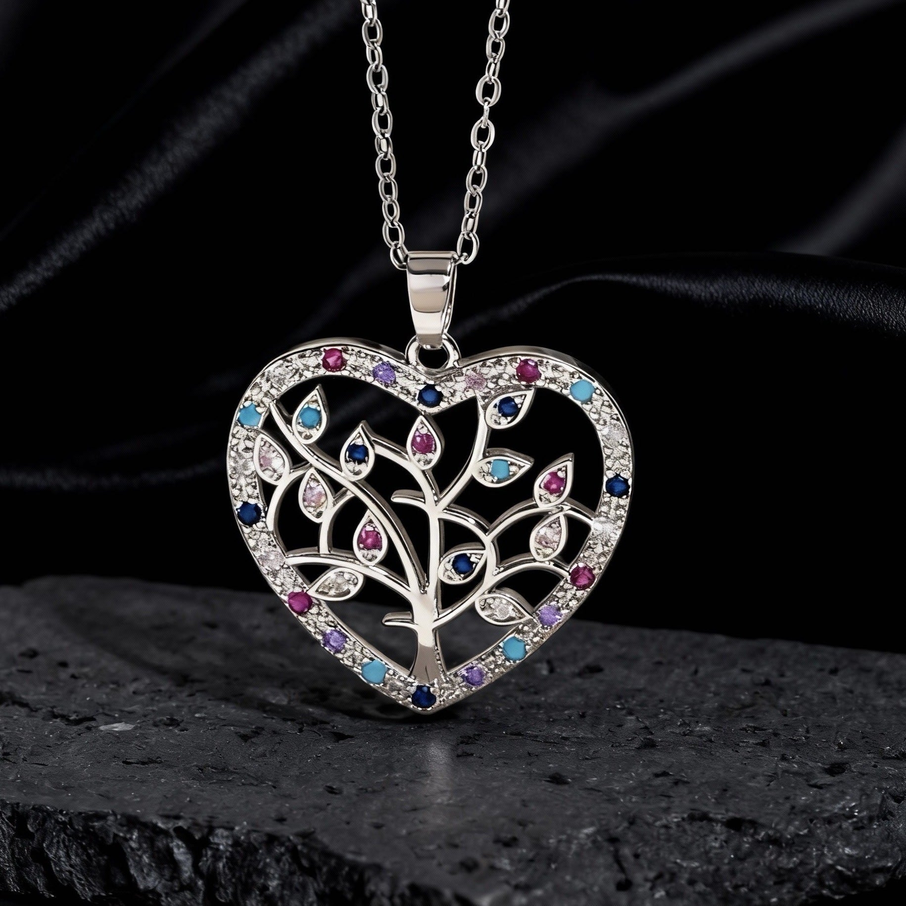 Wholesale Copper Tree Of Life Hollow Pendant Necklace For Women Chic Collarbone Chain Stylish Jewelry Accessory For Gift And Resale