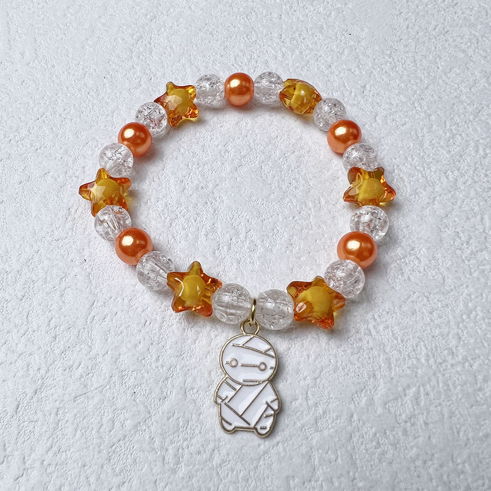 Wholesale Halloween Pumpkin Acrylic Bracelet ACC-BT-Nanh012
