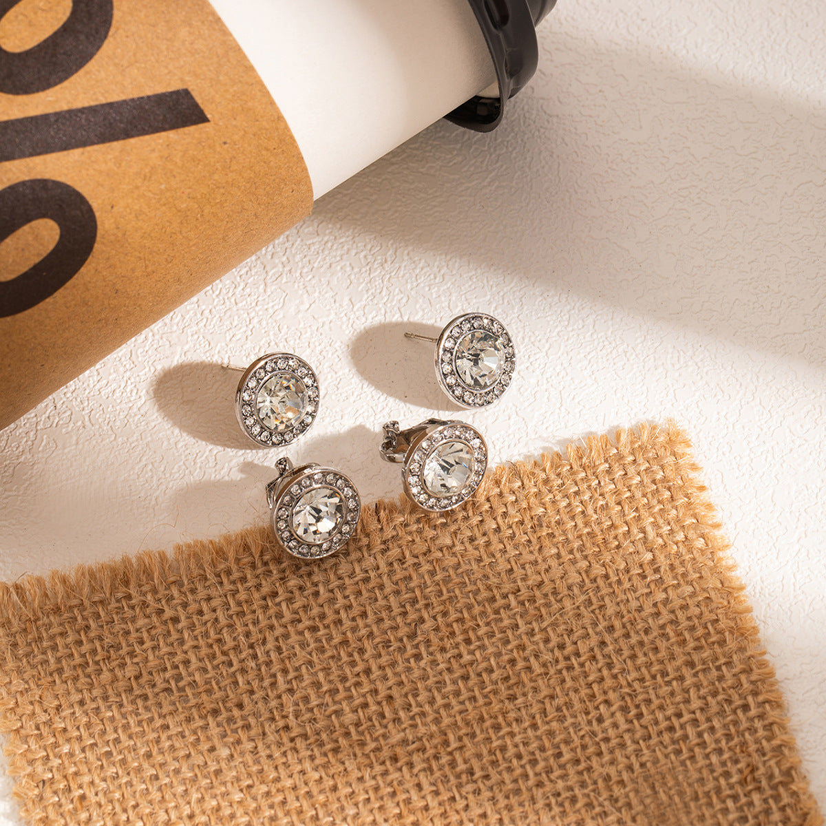 Wholesale Simple Small Stone Stone Inlays Diamond Earrings ACC-ES-MDD060