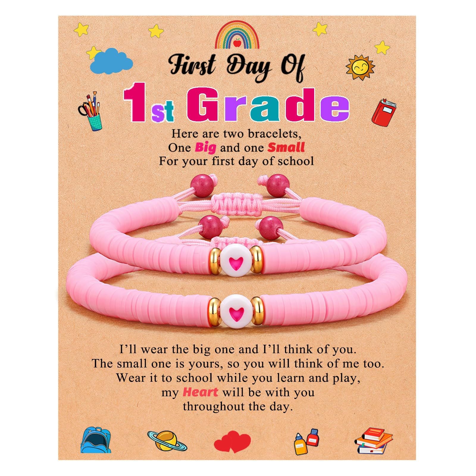 Wholesale Colorful Polymer Clay Bracelets for The Back-to-school Season ACC-BT-FenRui005