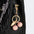 Wholesale Pastoral Red Cherry Keychain Fruit Cherry  Keychain