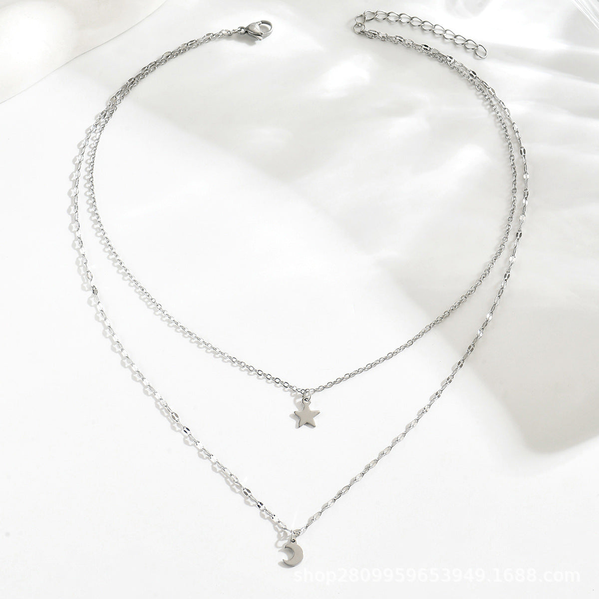 Wholesale European and American New Flat Snake Chain Necklace Multi-layer Chain Tree of Life Pendant Necklace Women Fashion Necklace Amazon