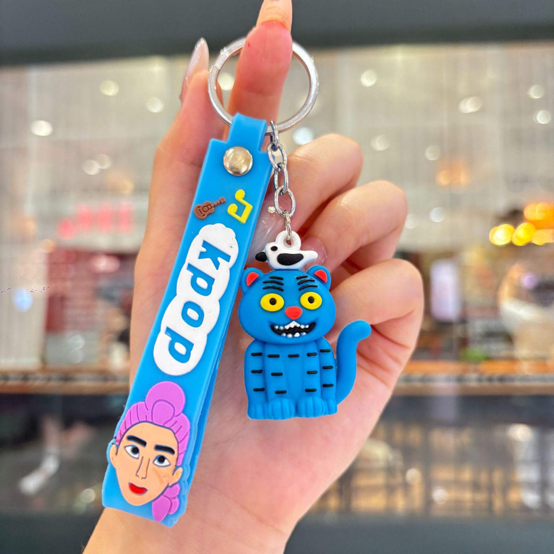 Wholesale KPOP anime pvc keychain