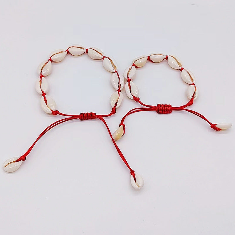 Wholesale Bohemian Colorful Rope Braided Natural Shell Bracelets ACC-BT-Youl010