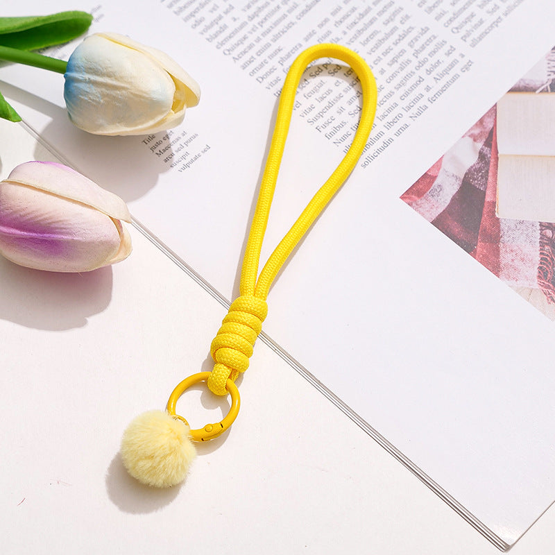 Wholesale Cloth Woven Lanyard Colorful Minimalist Keychain Strap,  Everyday Use for Phone Water Bottle
