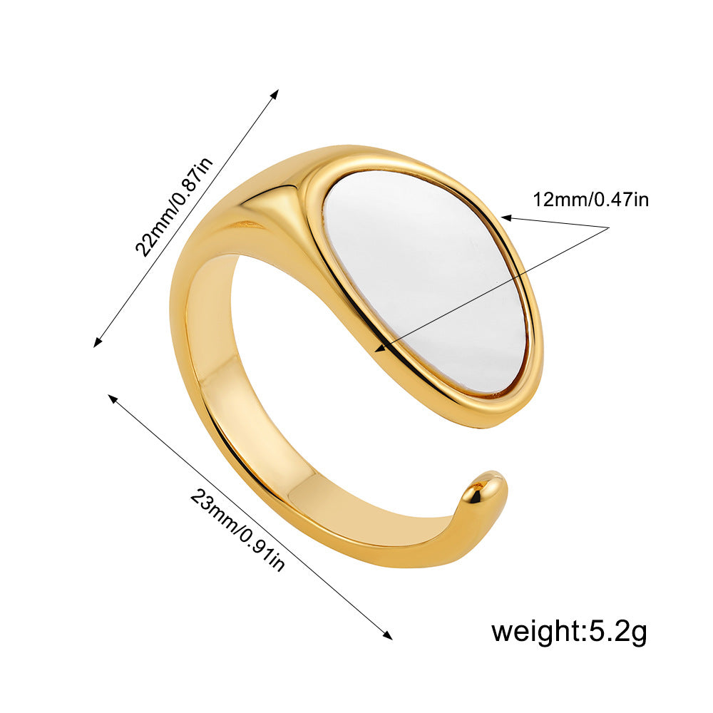 Wholesale double-sided flip time-running ring