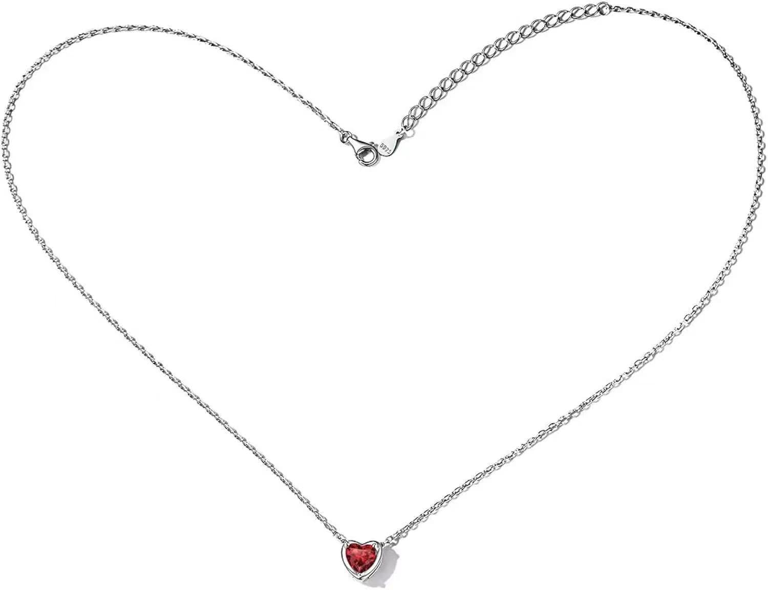 Wholesale carat heart shaped diamond love necklace