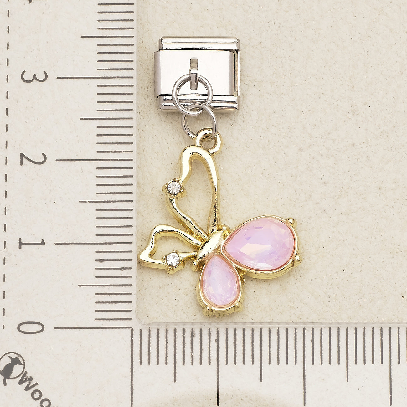 Wholesale Italian Style Stainless Steel Pendant Charms Heart Butterfly Shell Moon Flower Fish Tail DIY Jewelry Making Accessory For Boutique Resale