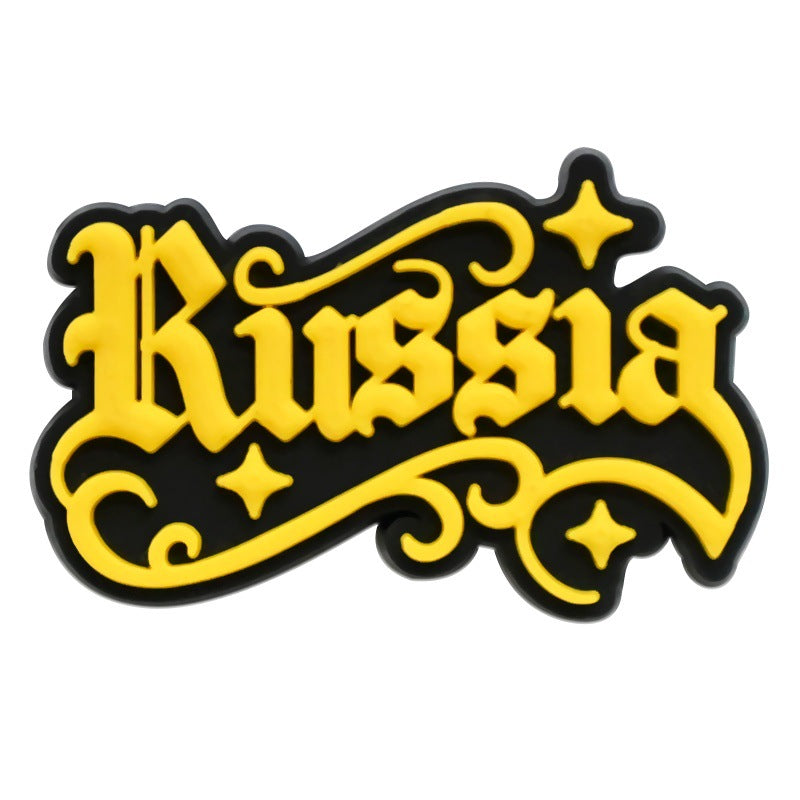 Wholesale Random 200pcs Russian Series Shoe Accessories Shoe Charms