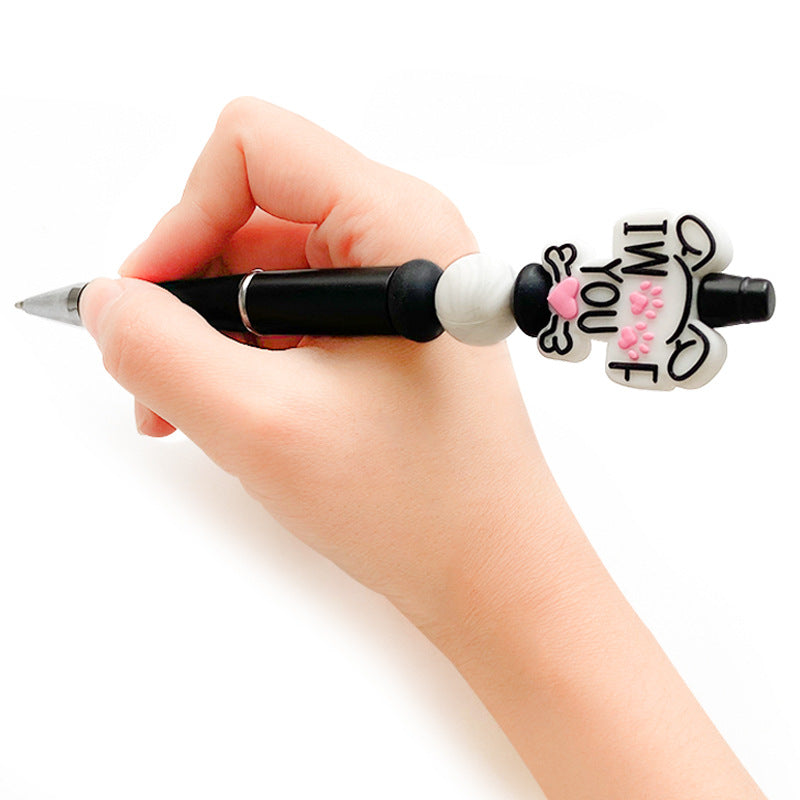 Wholesale 10pcs Dog Paw Beads Silicone Focal Beads DIY Accessories ACC-BDS-WDX073