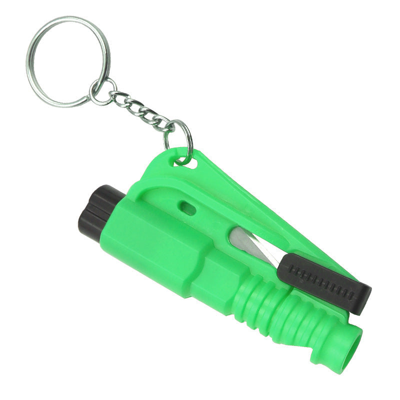 Wholesale Car Window Breaker Keychains Portable 3 in 1 Glass Breaker/Seat Belt Cutter/Whistle Multifunctional Car Accessories for All Vehicles