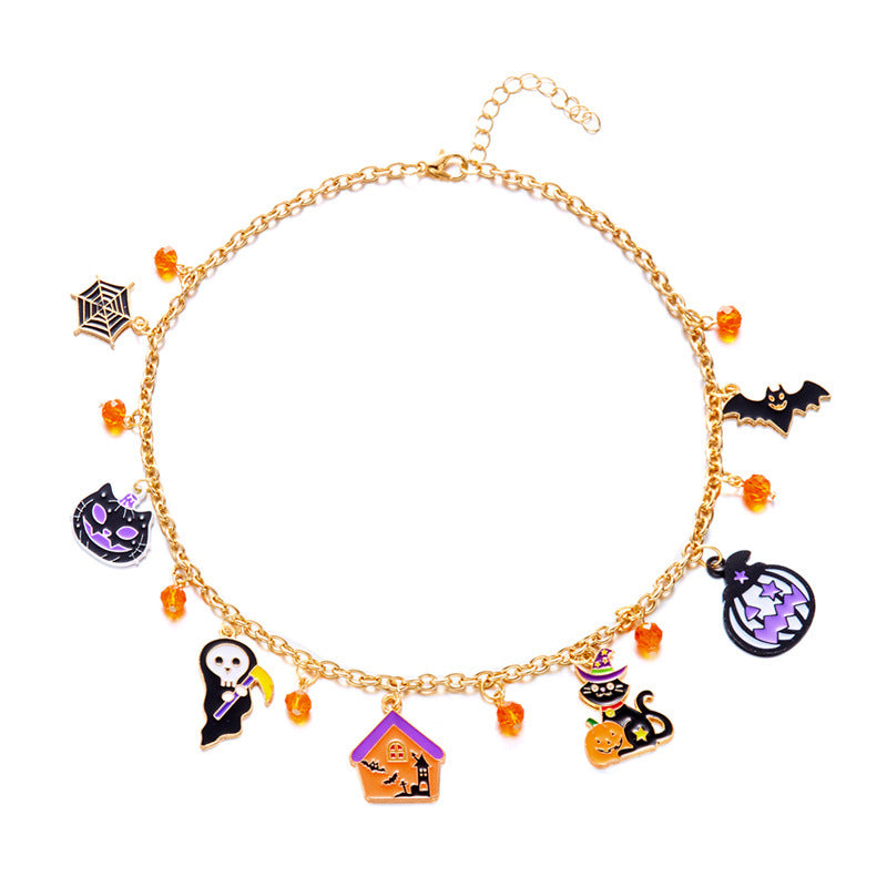 Wholesale  Necklaces Cat Pumpkin Necklaces