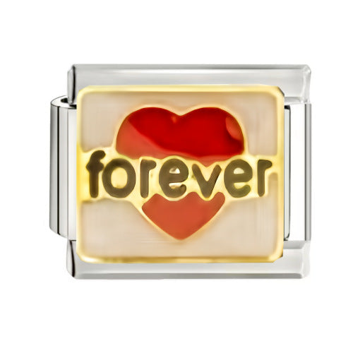 Wholesale 9mm Italian Charm Starter Bracelets DIY square Single Section Creative Stainless Steel Composable Bracelet