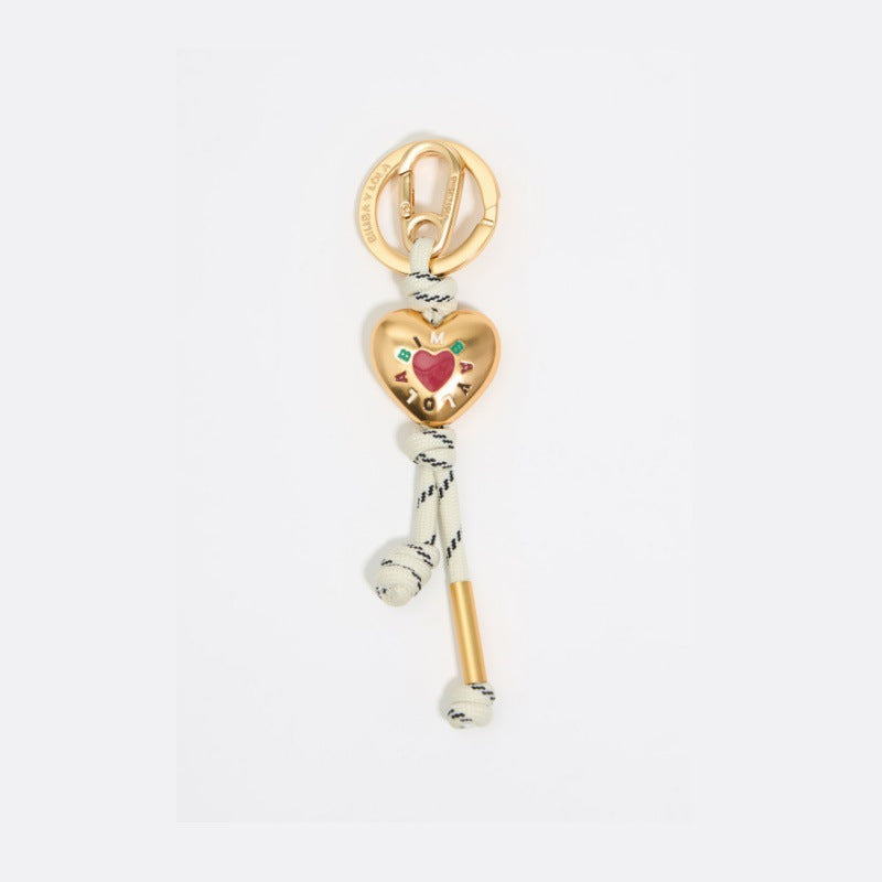 Wholesale Simple ins style letter love round keychain pendant bag accessories pendant