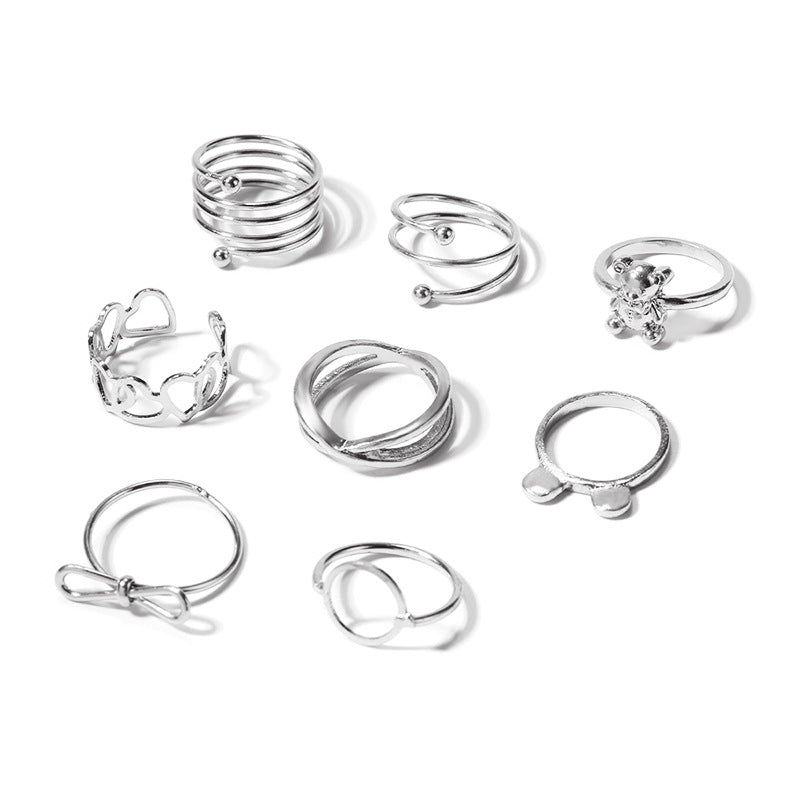 Wholesale Exaggerated  Jewelry Personalized Alloy Bear Ring