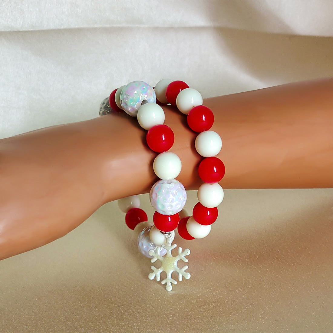 Wholesale Christmas Cute Cartoon Beaded Bracelet ACC-BT-Tengc004