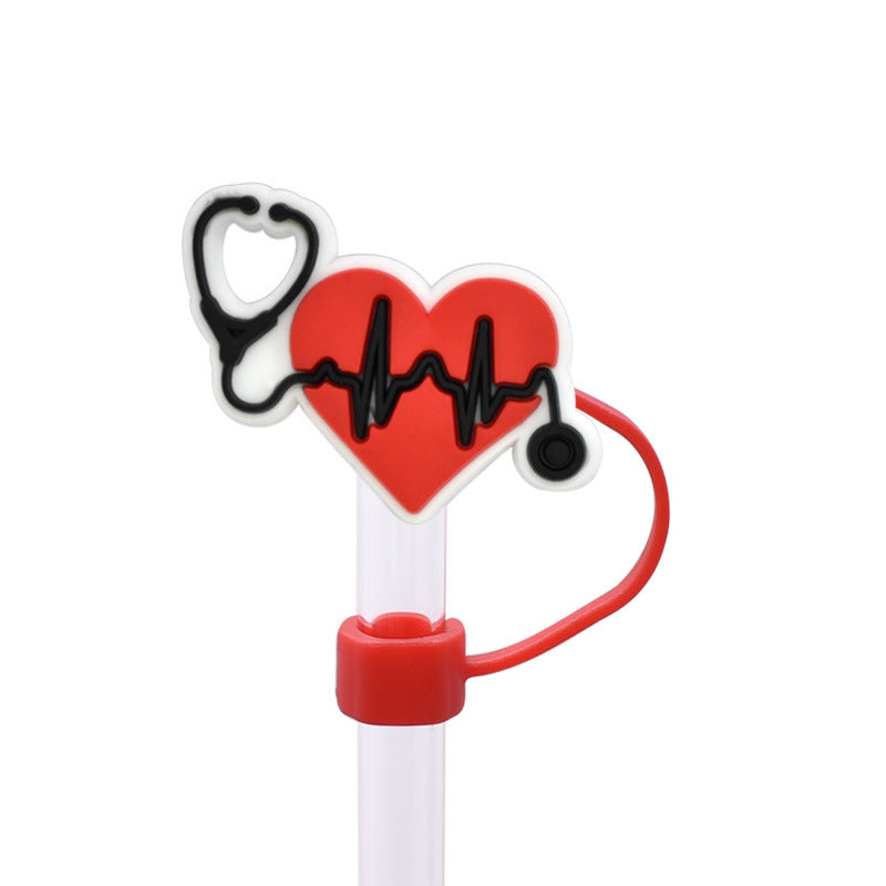 Wholesale Random 100pcs Medical Straw Cover 10MM Straw Tube Cap