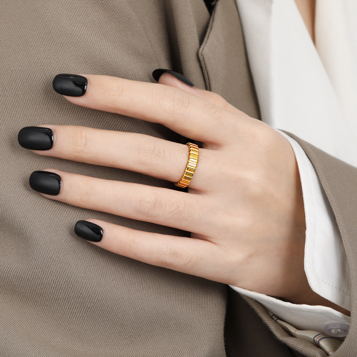 Wholesale titanium steel non-fading high-grade rings