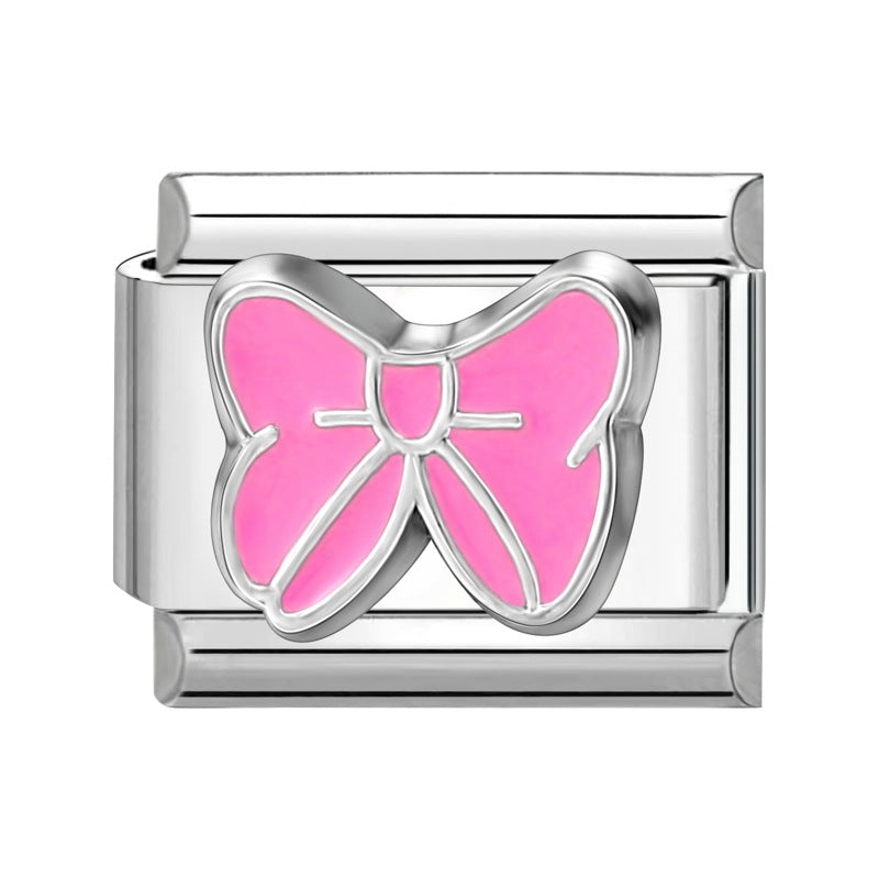 Wholesale Italian Charm Bracelet 9mm DIY Splicing Cute Creative Stainless Steel Composable Bracelet