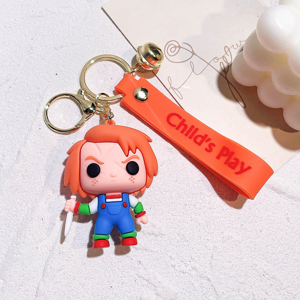 Wholesale Cartoon PVC Soft Glue Cute Keychain ACCVIP-KC-QiWei004