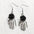 Wholesale Gothic rose skull hand retro exaggerated earrings