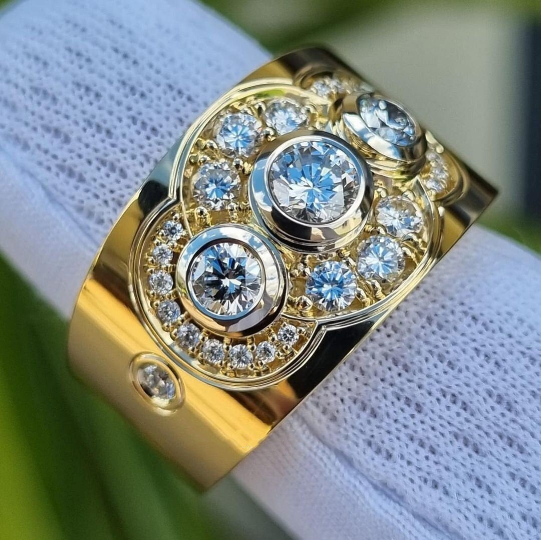 Wholesale  Kaleidoscope Diamond Ring Fashion  Jewelry