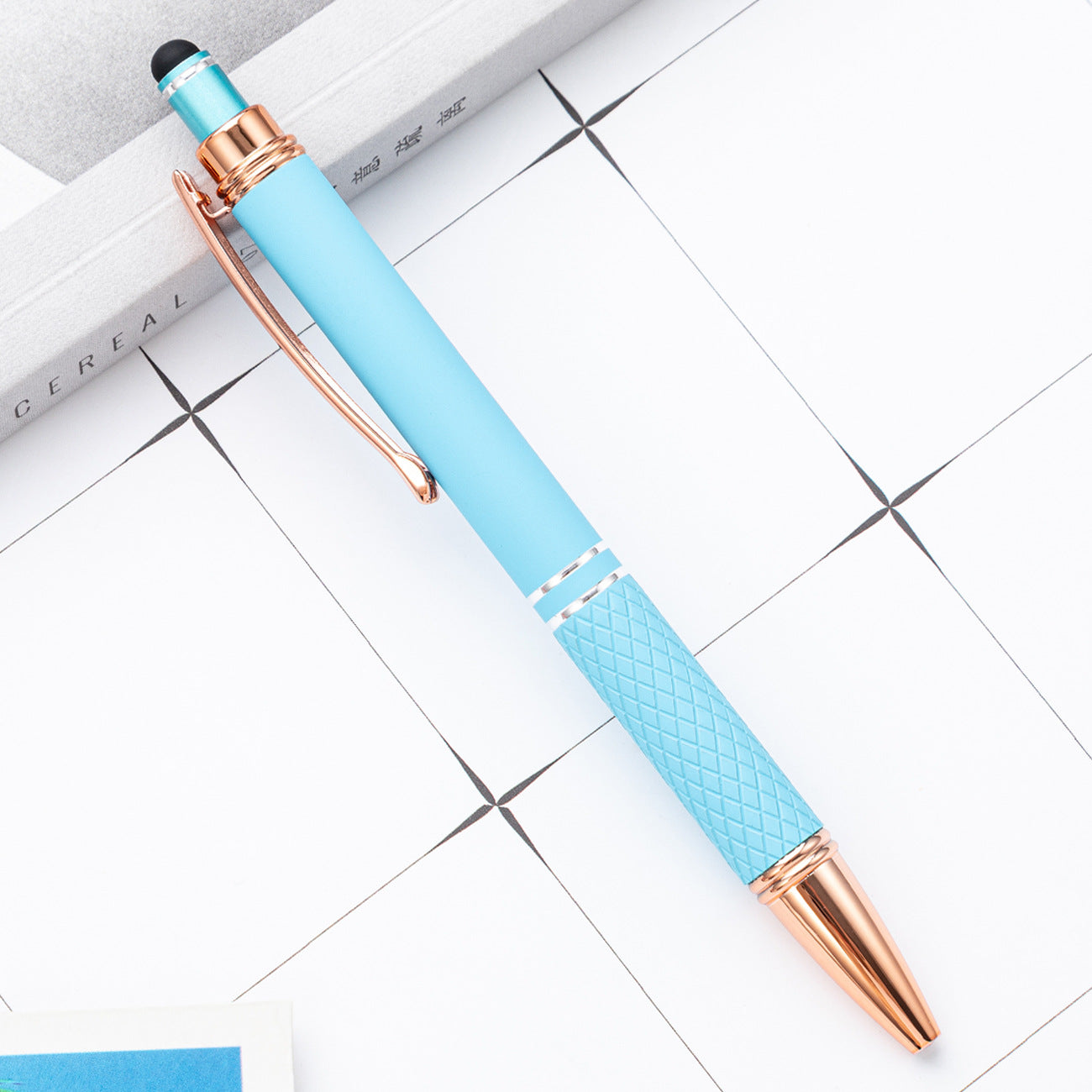Wholesale writing stationery multi-color metal ballpoint pens