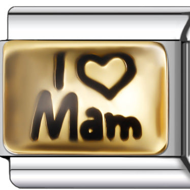 Wholesale Italian Charm Bracelet 9mm DIY Splicing Hat Phone Flag Stainless Steel Composable Bracelet