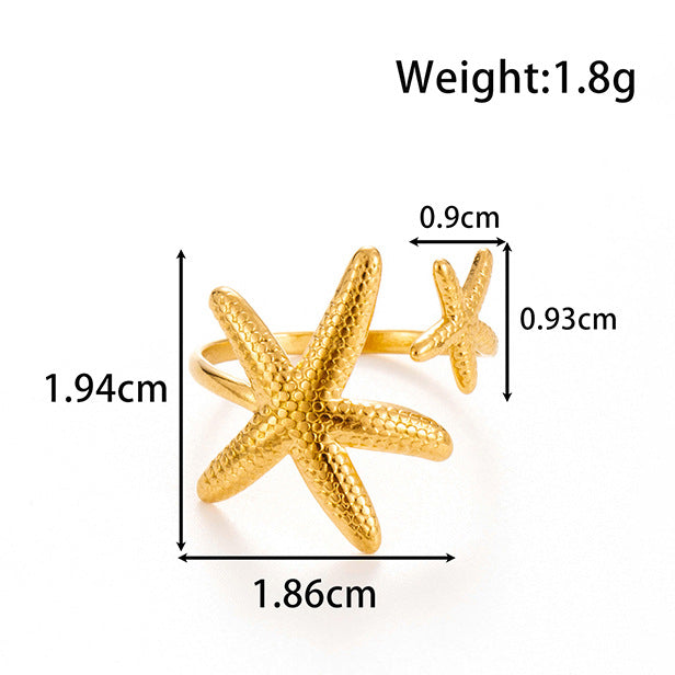 Wholesale Titanium steel  oval hollow ring geometric adjustment  ring