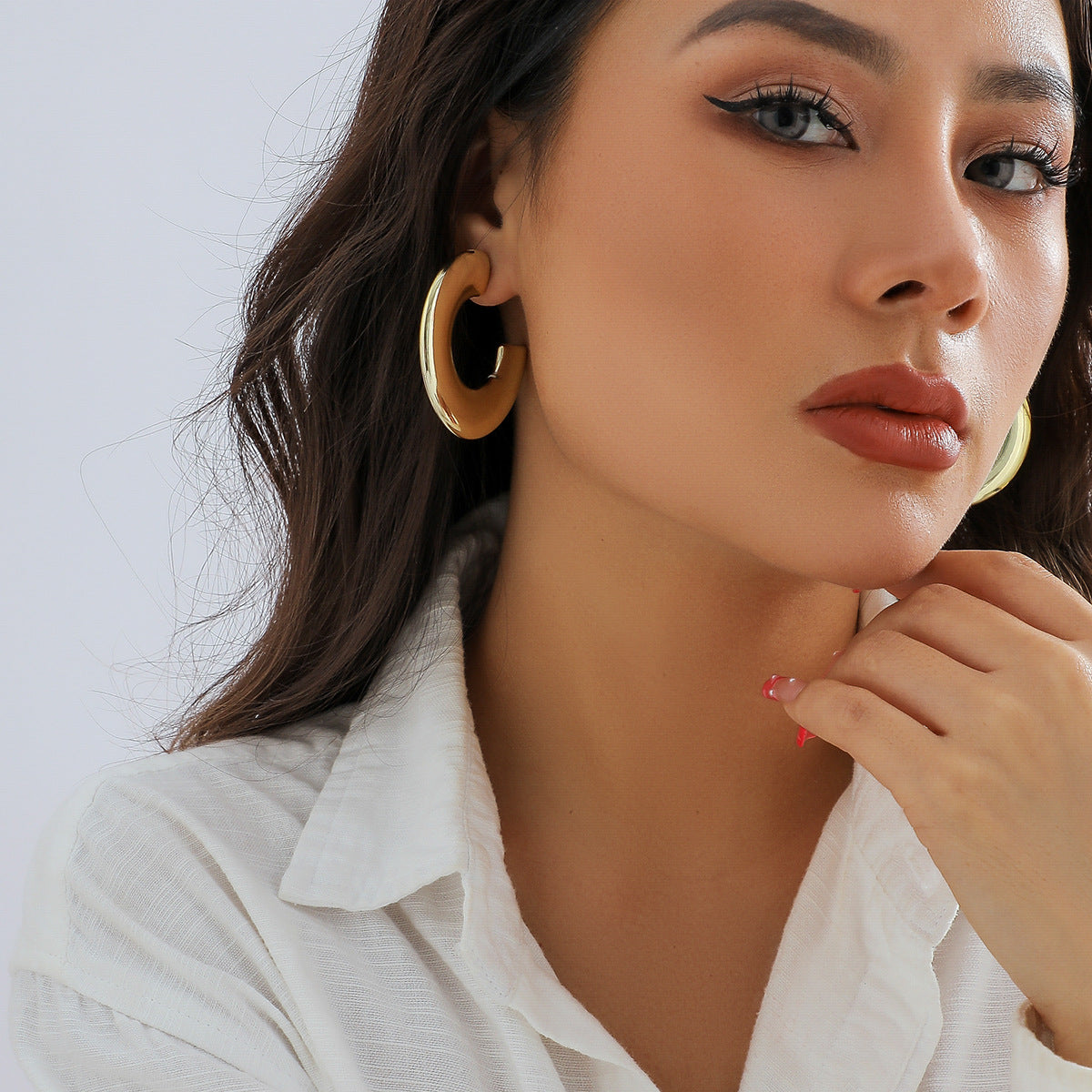 Wholesale Exaggerated Metal Earrings and Studs Statemente Earrings ACC-ES-XueRou004