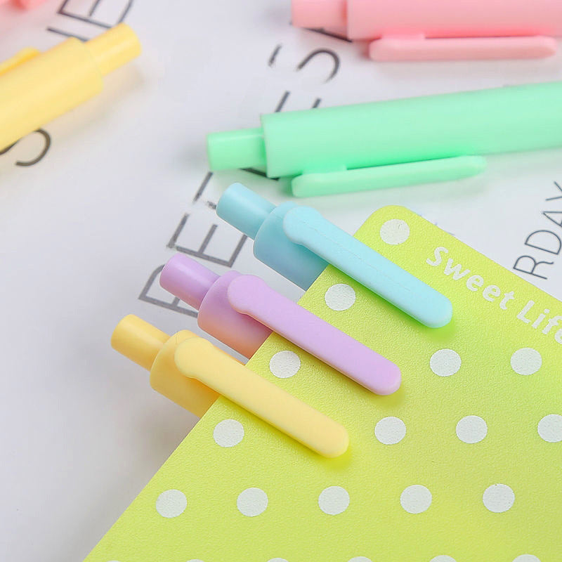 Wholesale Macaron gel pen black push color pen