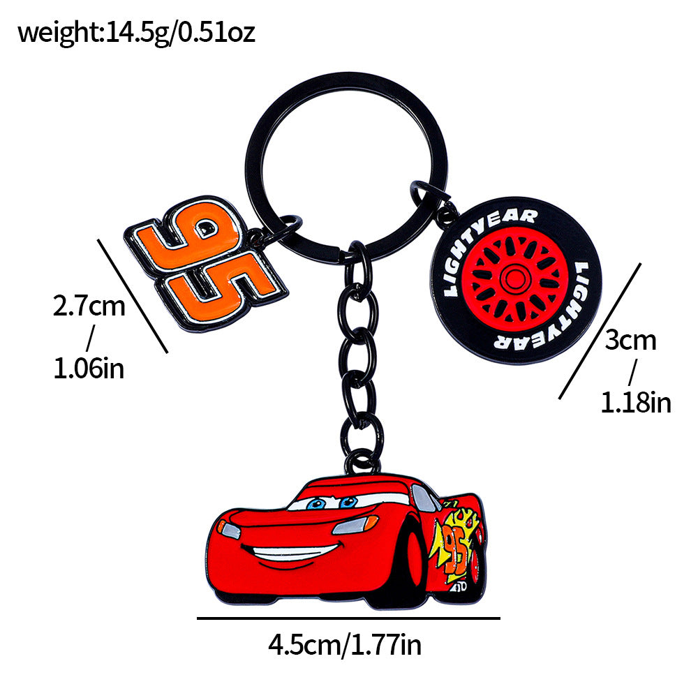 Wholesale  5pcs/pack Keychain  Keychain  Cars Racing Story Zinc Alloy Keychain ACCVIP